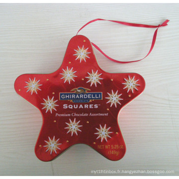 Star Tin Box for Christmas (JYL081102)